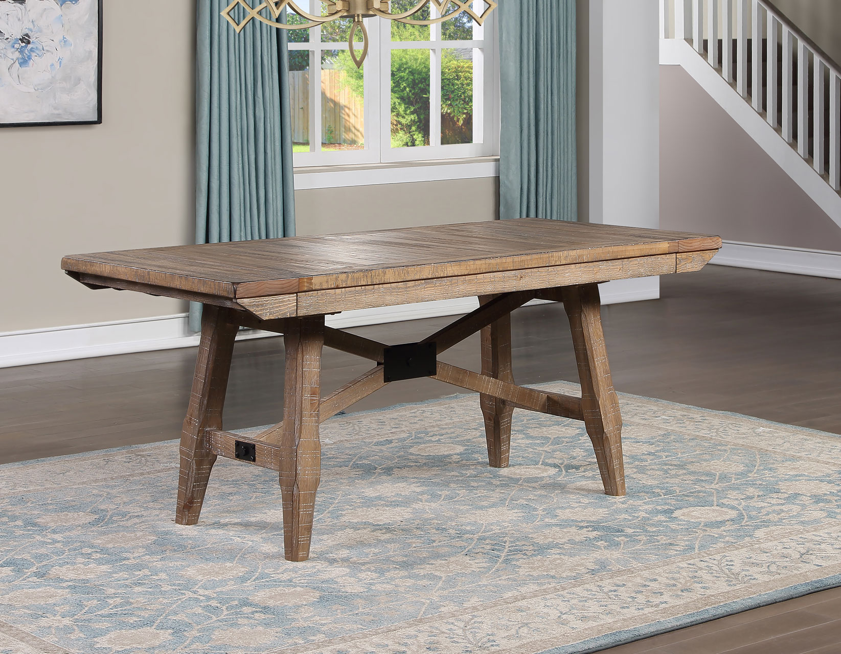 Riverdale 6-Piece Dining Set<br>(Dining Table, 2 Arm Chairs, 2 Side Chairs and Bench) - Image 2