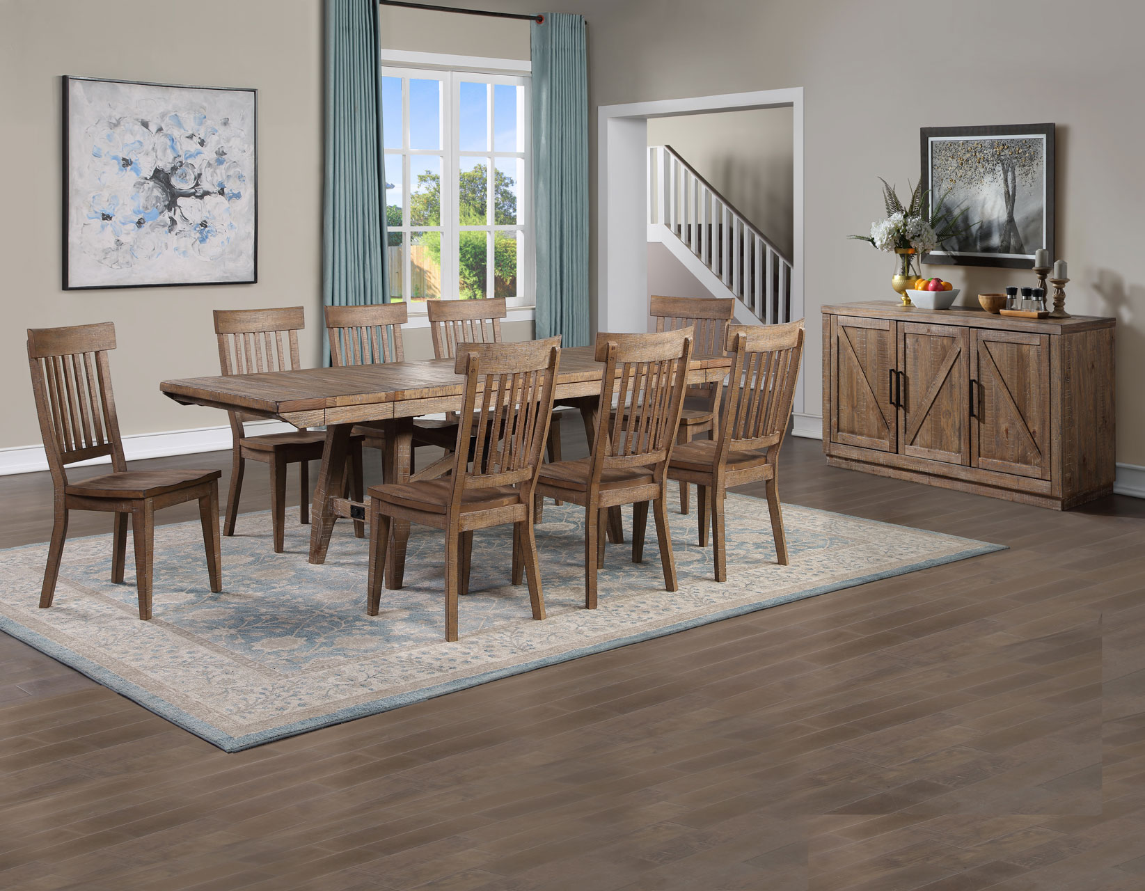 Riverdale 6-Piece Dining Set<br>(Dining Table, 2 Arm Chairs, 2 Side Chairs and Bench) - Image 11