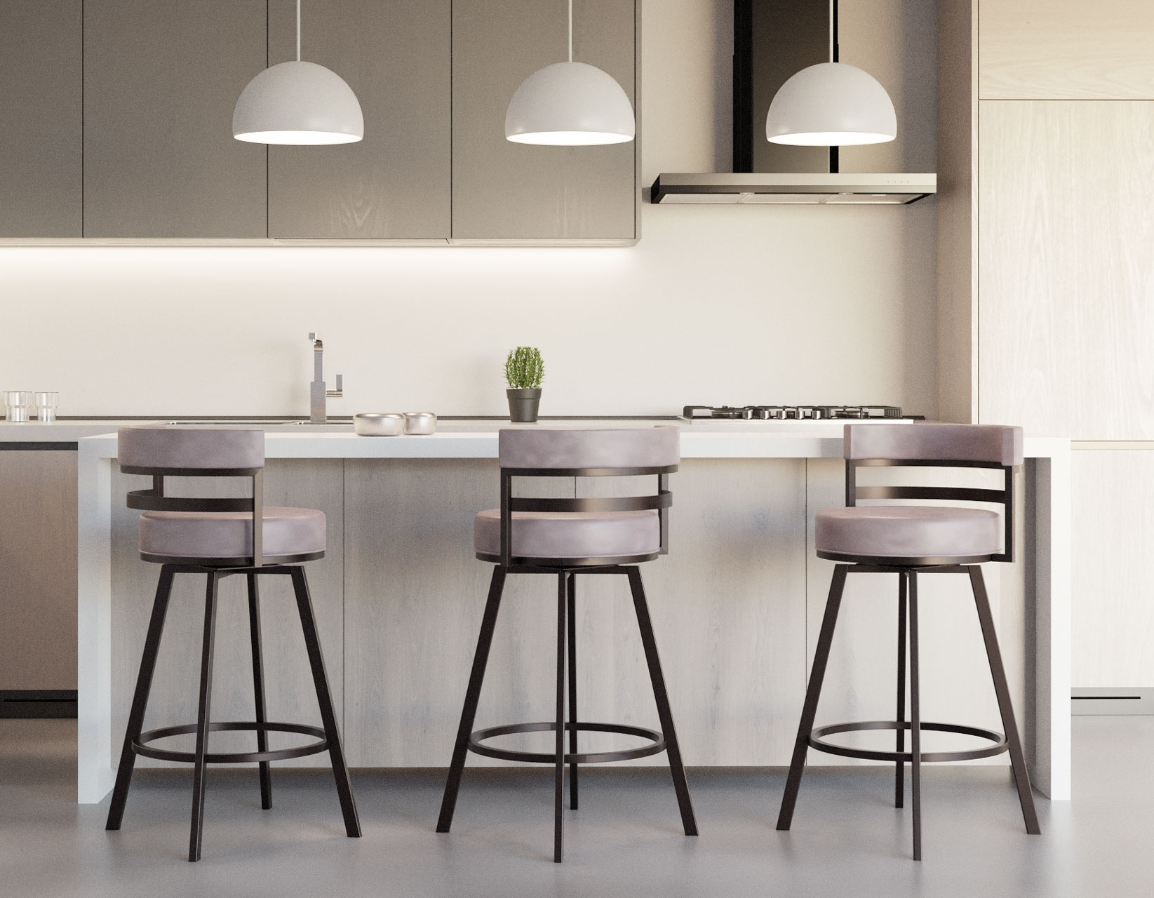 Gene 30-inch Swivel Bar Stool - Image 2
