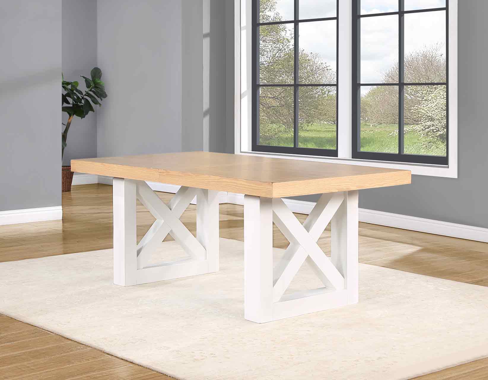 Magnolia 7-Piece 72-108-inch Dining Set<br>(Table & 6 Side Chairs) - Image 7