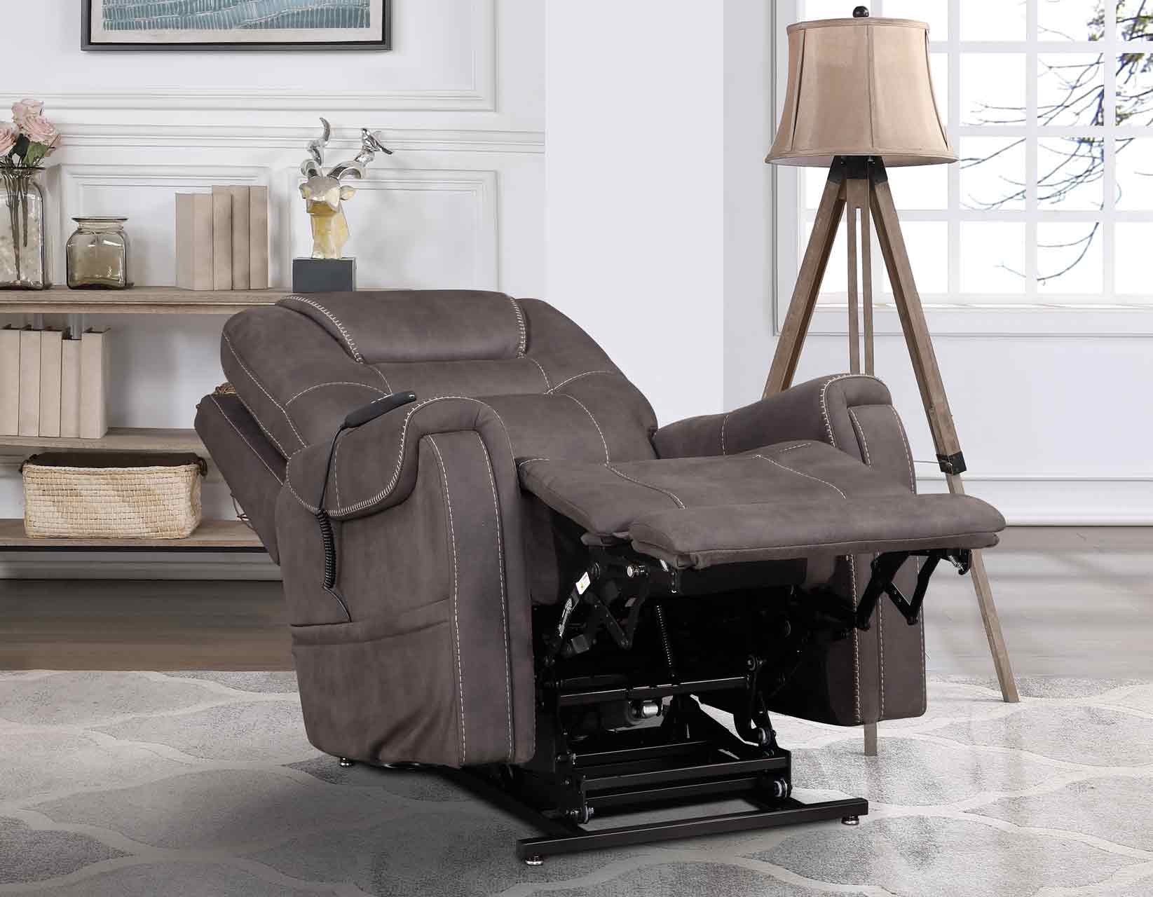 Brisbane Power Lift Chair w/Three Heat Zones, Stone - Image 15