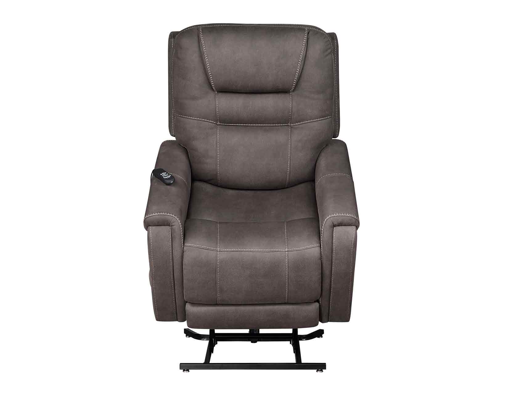 Brisbane Power Lift Chair w/Three Heat Zones, Stone - Image 10