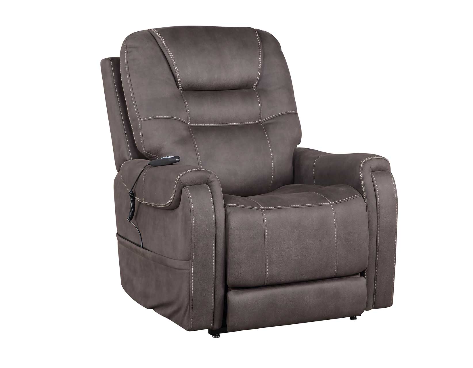 Brisbane Power Lift Chair w/Three Heat Zones, Stone - Image 9