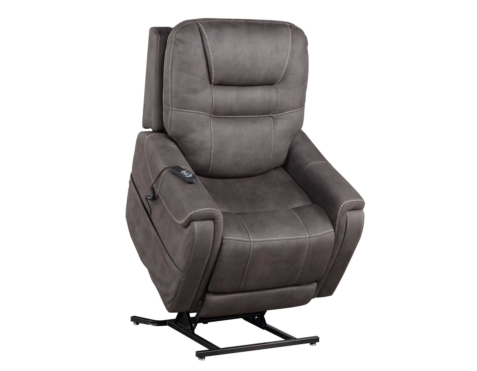 Brisbane Power Lift Chair w/Three Heat Zones, Stone - Image 7