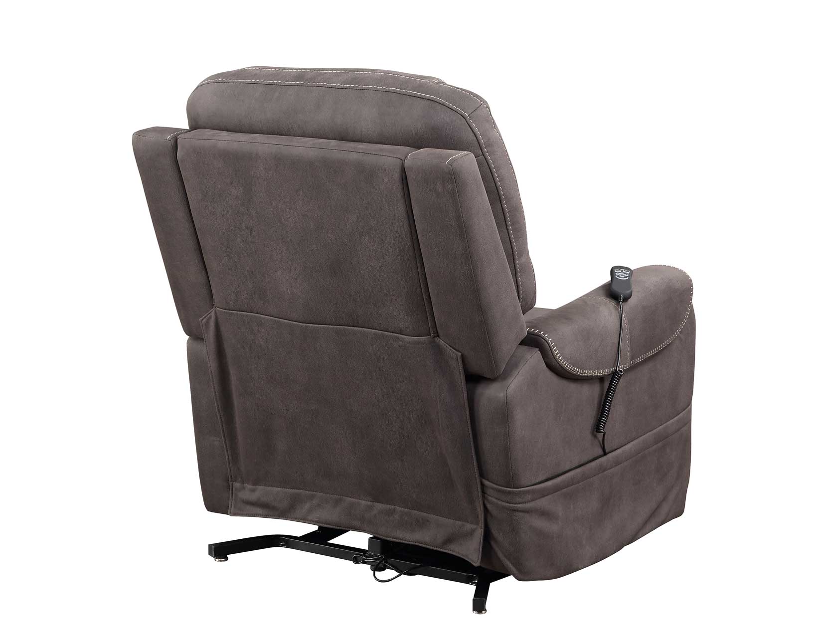 Brisbane Power Lift Chair w/Three Heat Zones, Stone - Image 3