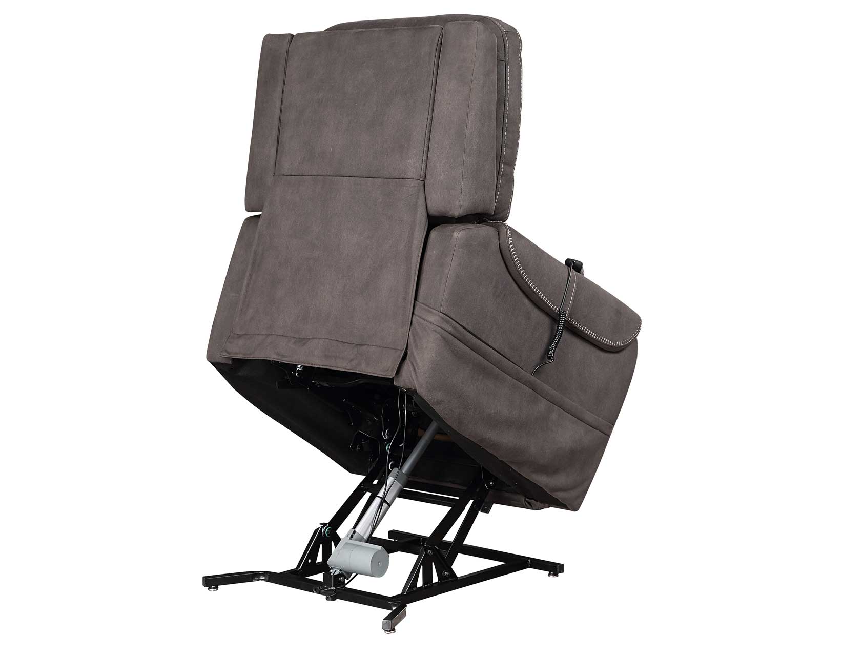 Brisbane Power Lift Chair w/Three Heat Zones, Stone - Image 2