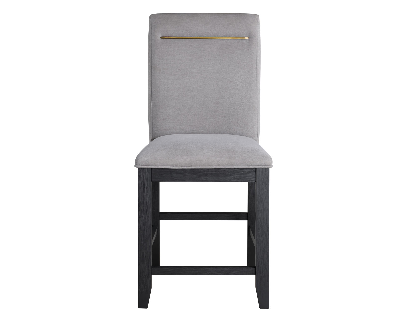 Yves 24" Counter Stool, Grey Upholstered - Image 3