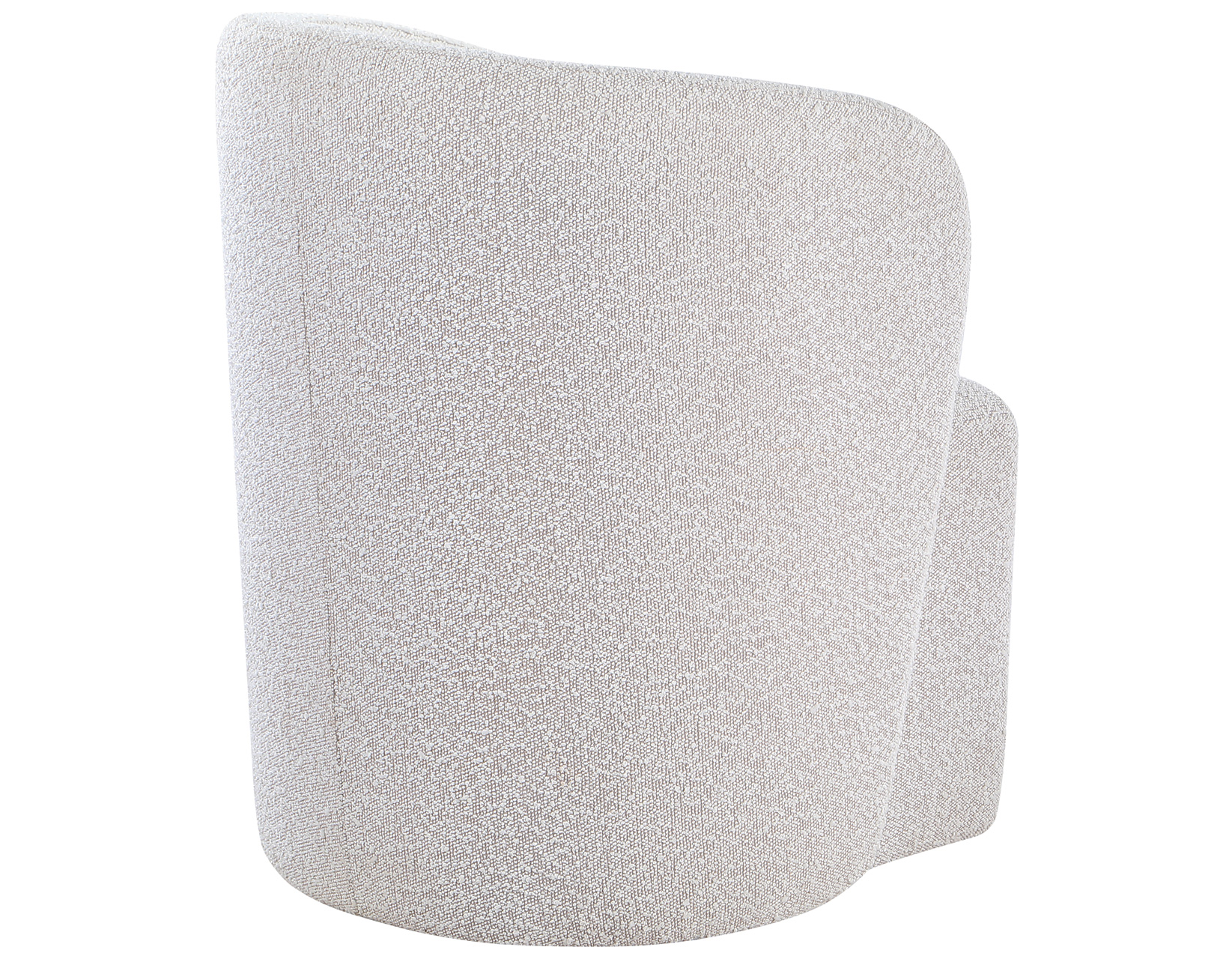 Annie Barrel Chair w/Casters, Eggshell - Image 5