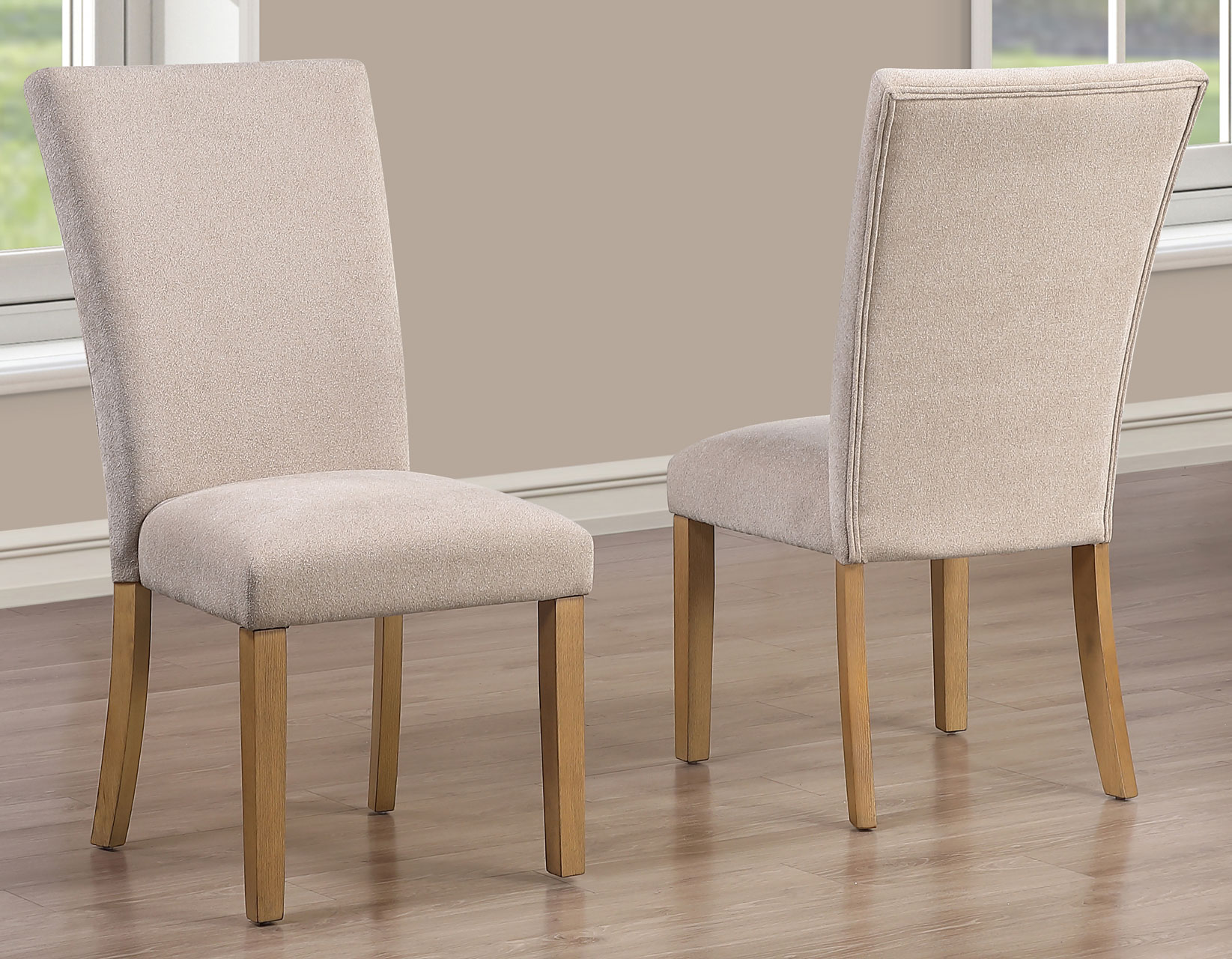 Artemis Side Chair, Beige Chenille