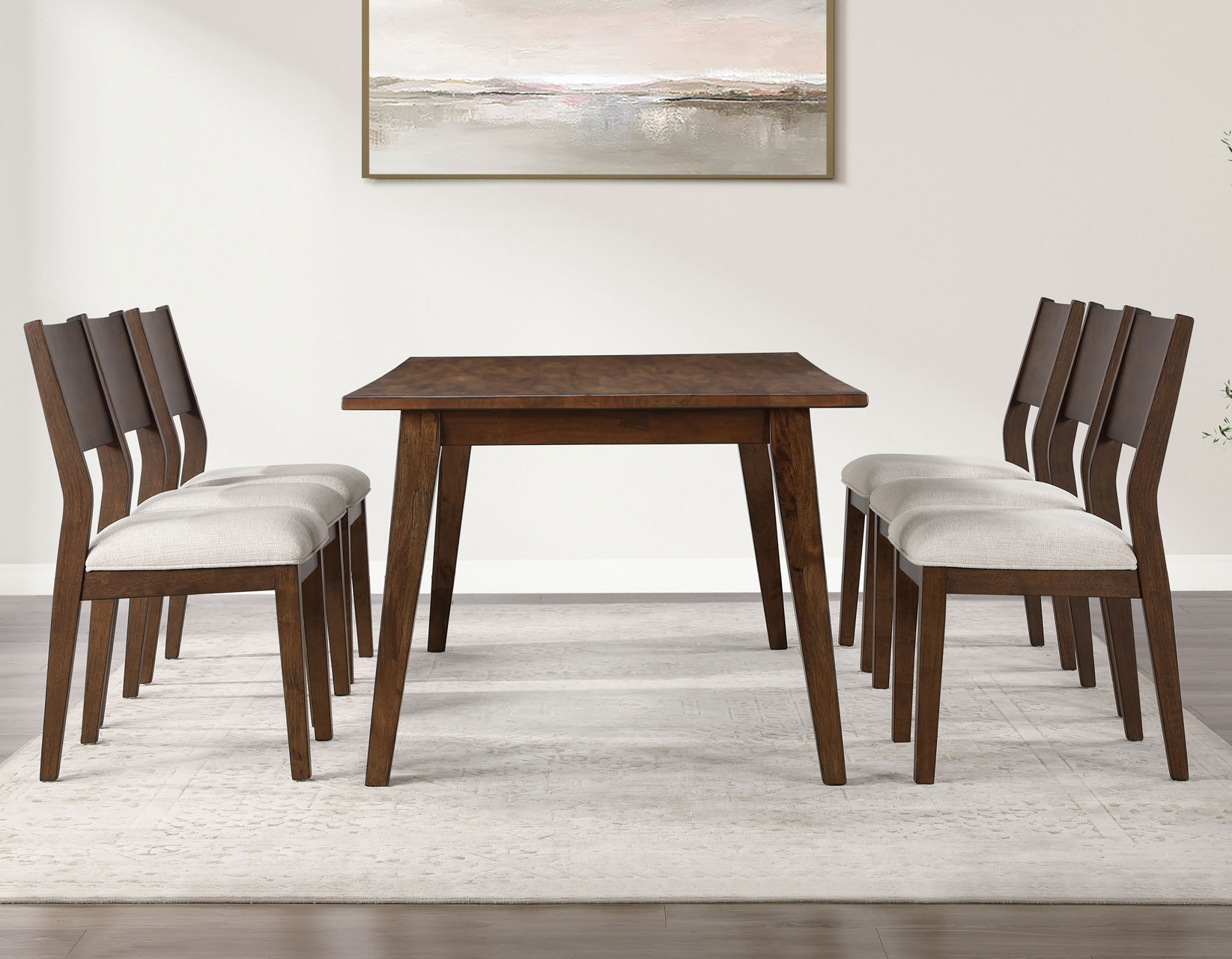 Canton 5-Piece 72" Side Chair Dining Set - Image 3