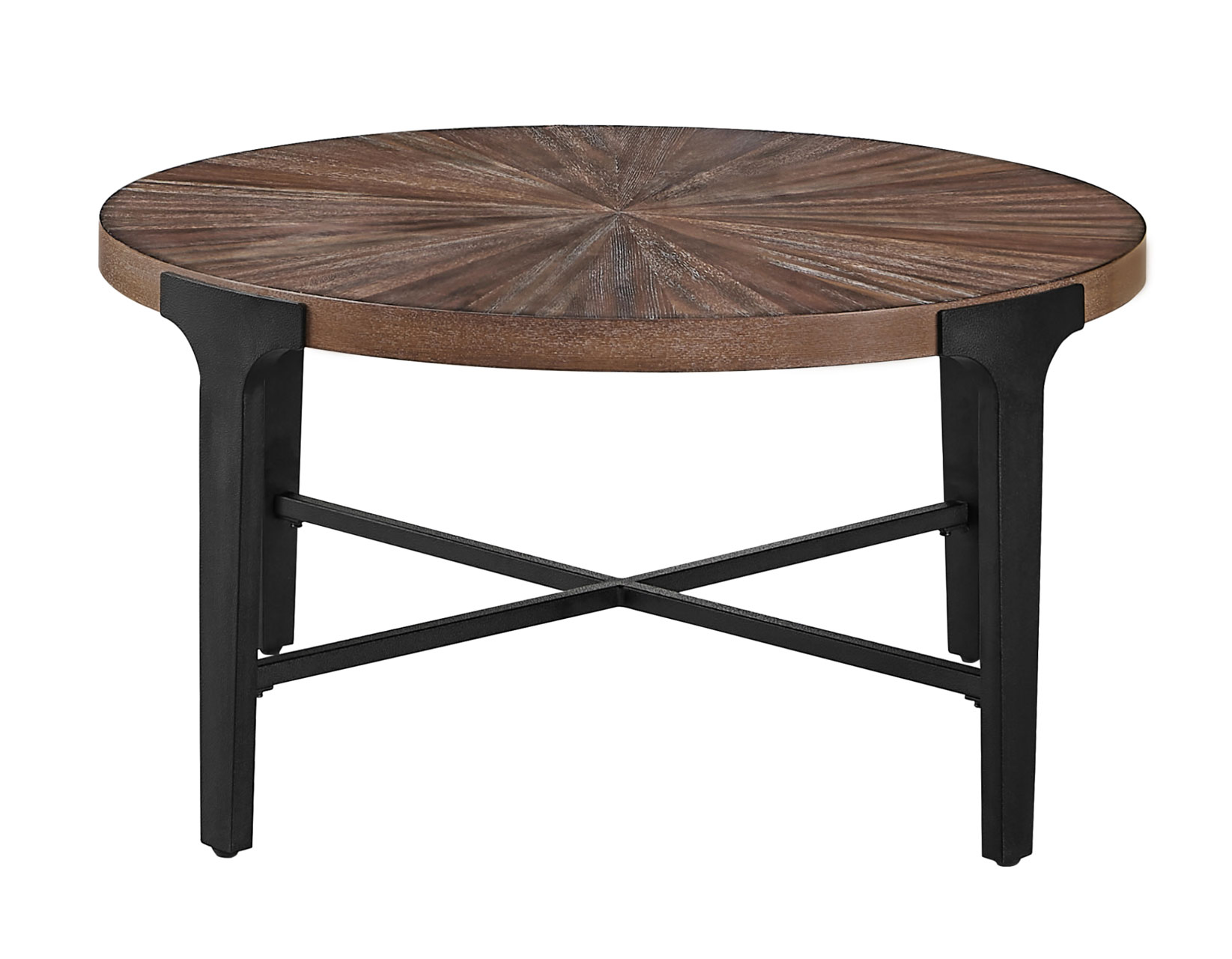 Chevron, 36-inch Round Cocktail Table - Image 3