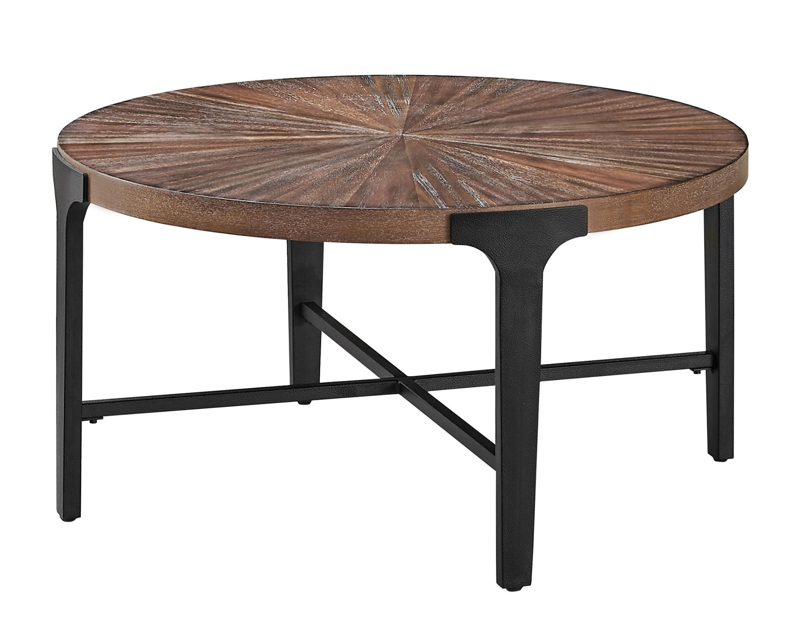 Chevron, 36-inch Round Cocktail Table - Image 2