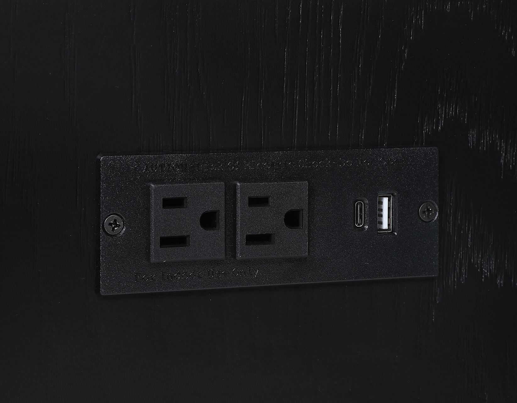 Colvin Reeded Bar, Black Finish - Image 12