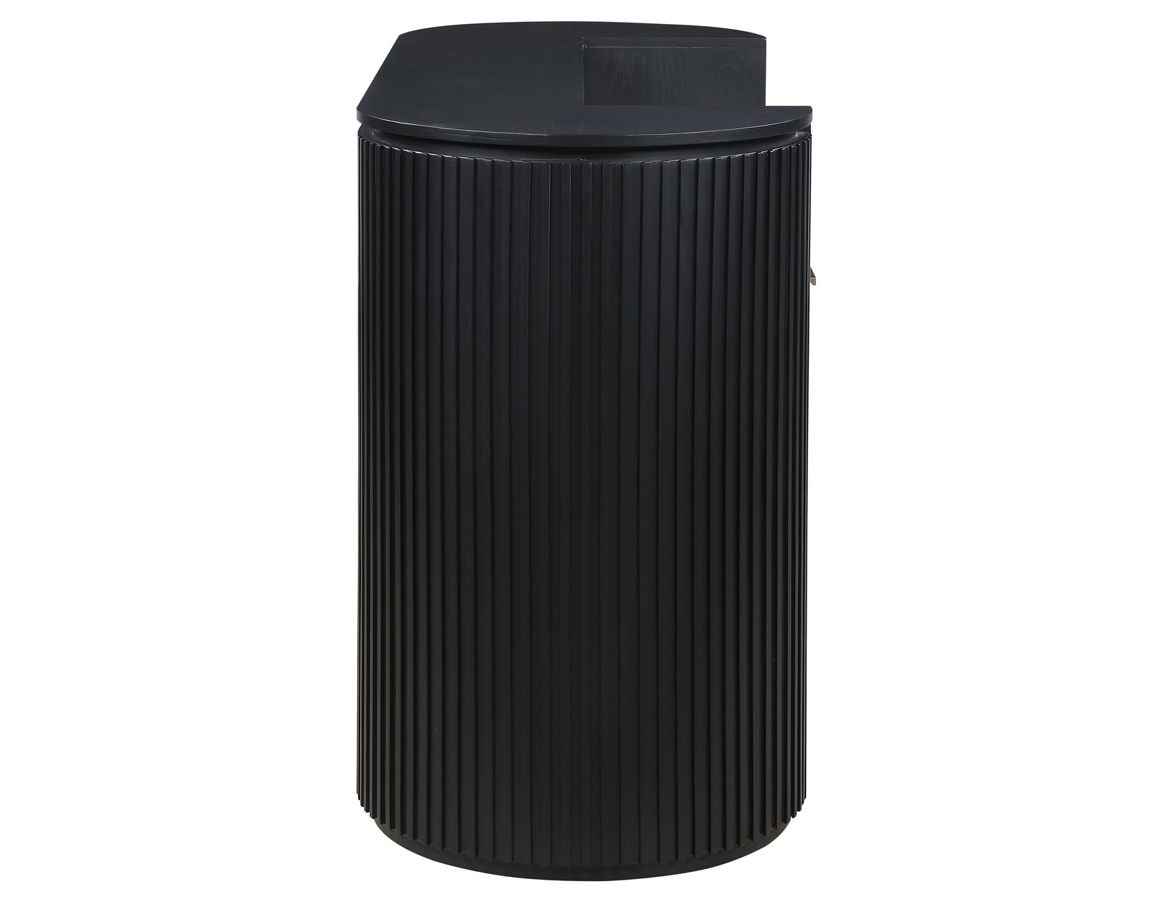 Colvin Reeded Bar, Black Finish - Image 6