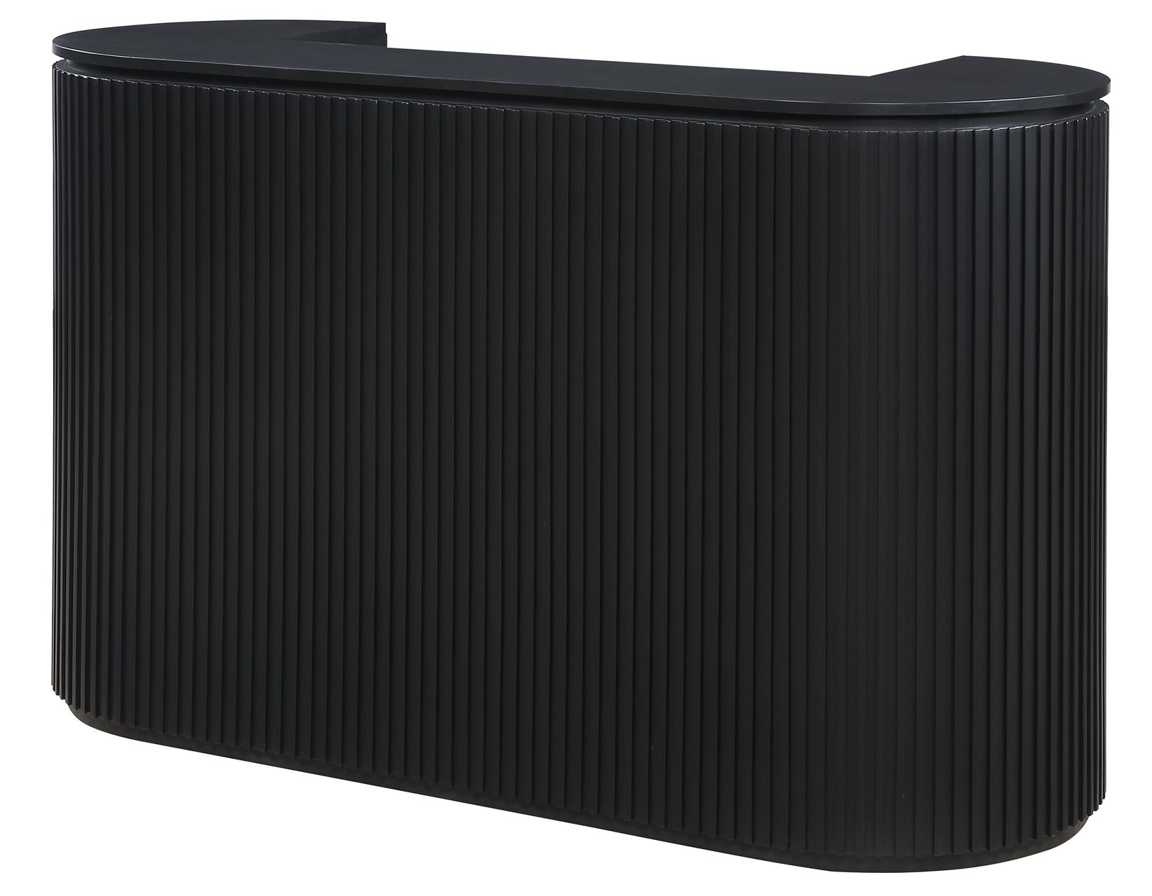 Colvin Reeded Bar, Black Finish - Image 5