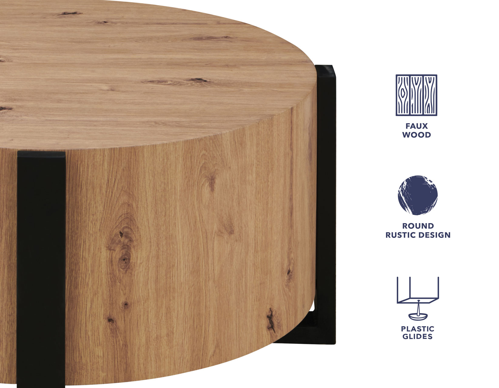 Darcie, Cocktail Table, Faux-Wood - Image 9