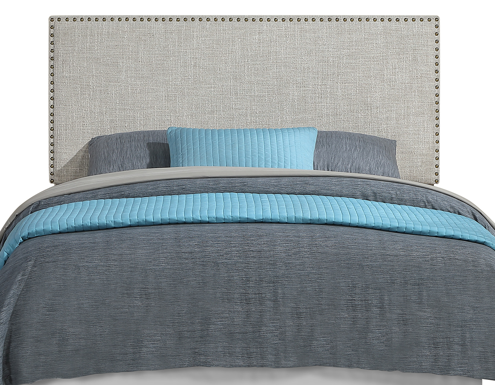 Hadley Cream Linen Queen/Full Headboard - Image 3