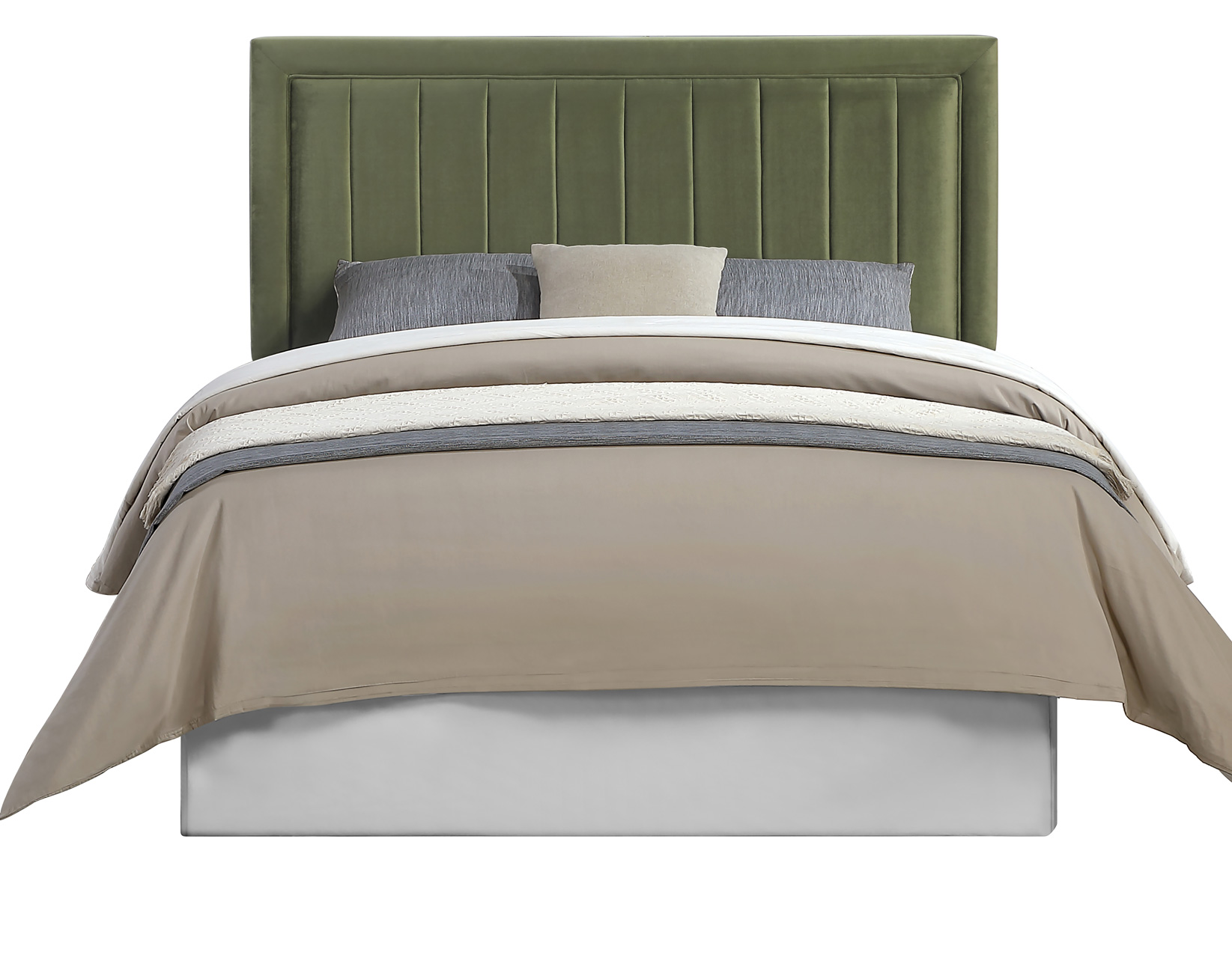 Jade Green Velvet Queen/Full Headboard - Image 5
