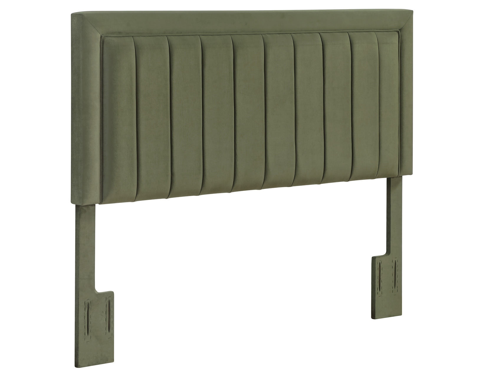 Jade Green Velvet Queen/Full Headboard - Image 4