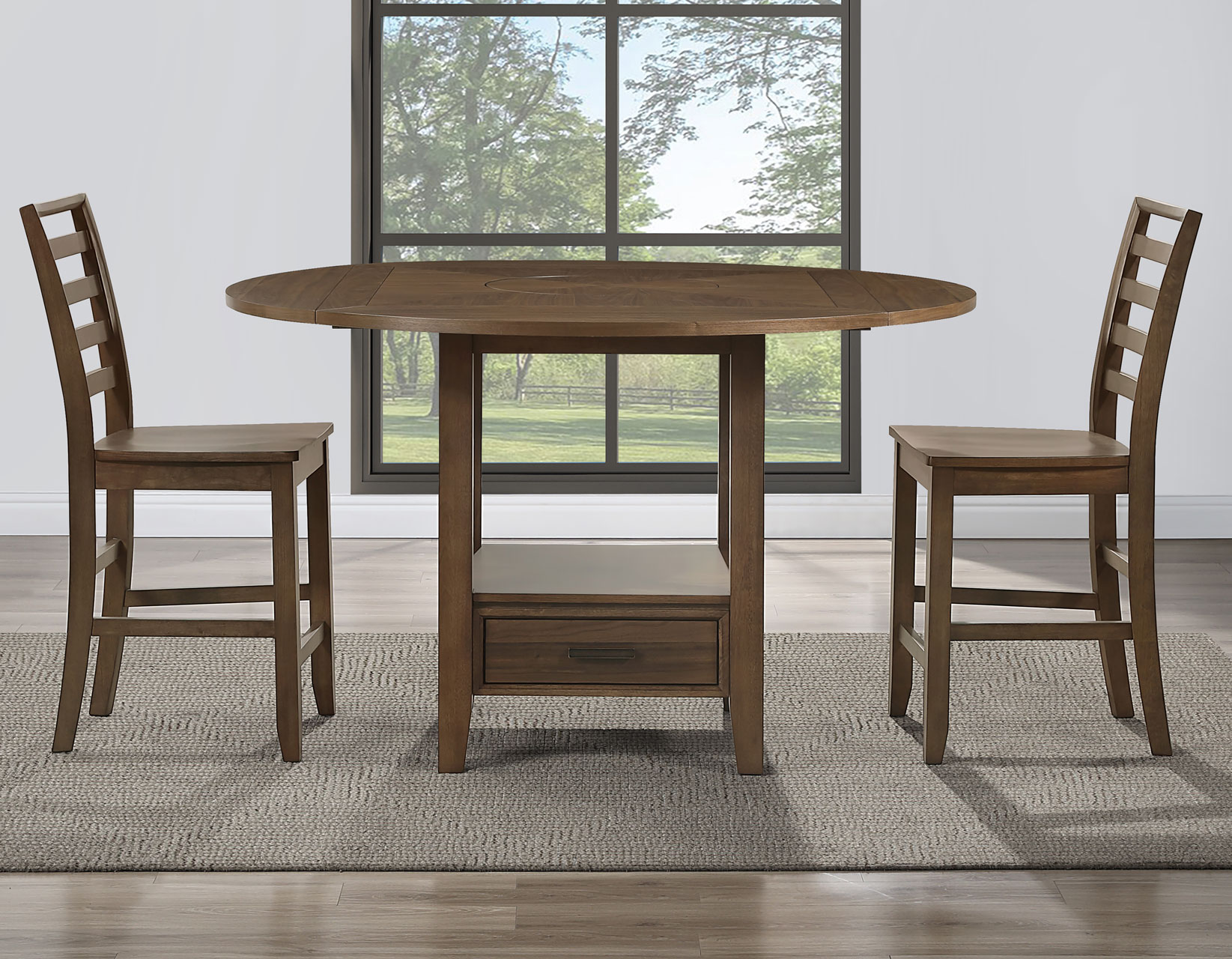 Java 5-Piece Drop-leaf Counter Set - Image 8