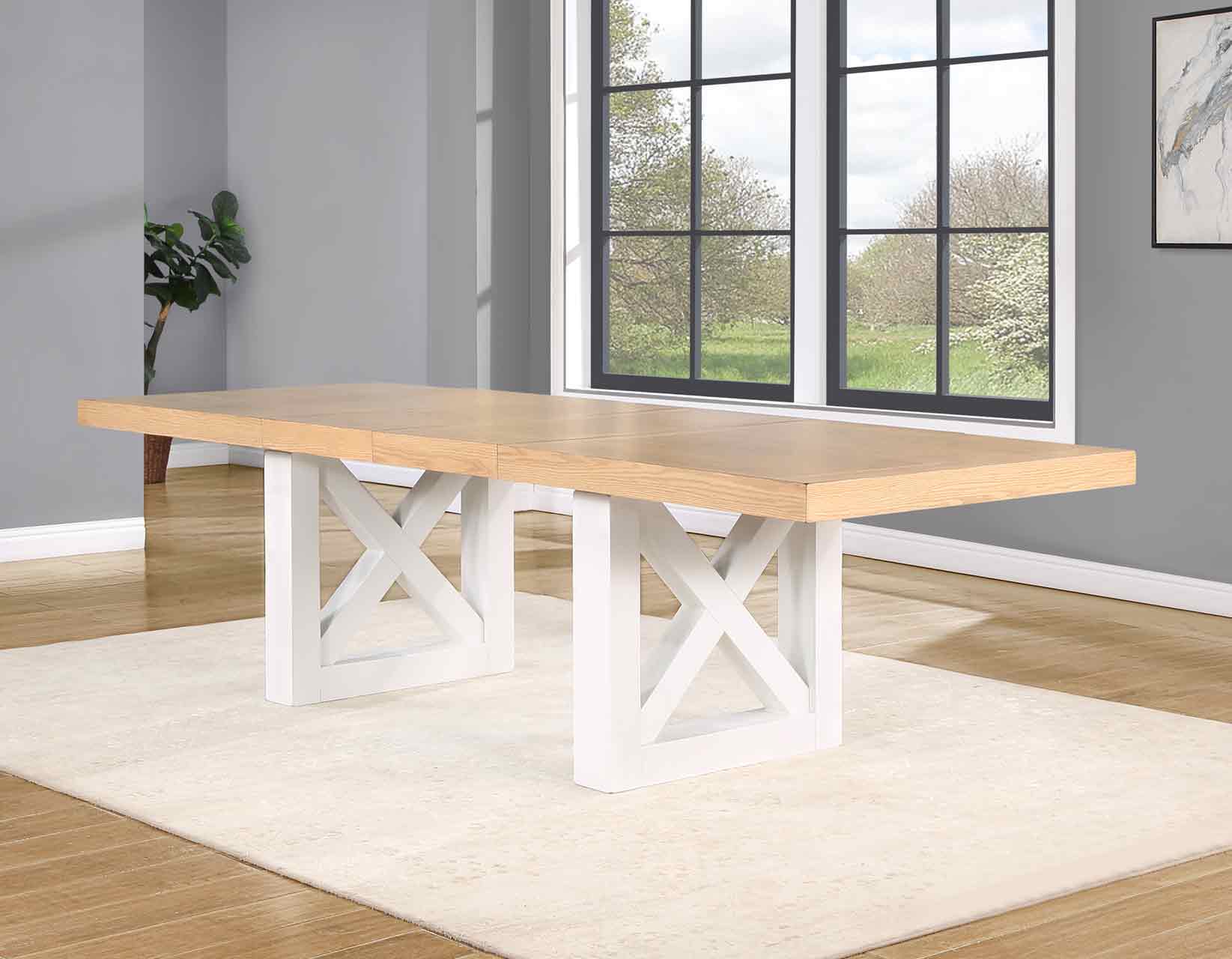 Magnolia 7-Piece 72-108-inch Dining Set<br>(Table & 6 Side Chairs) - Image 8