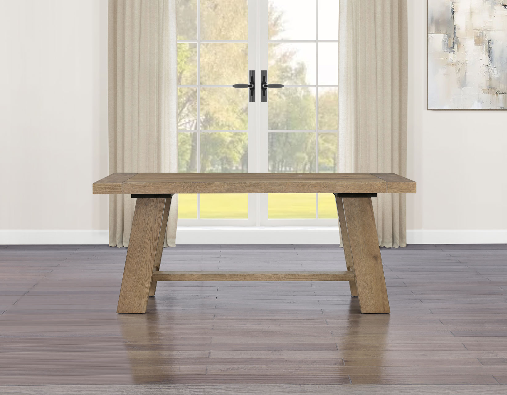 Orinda 5-Piece 72-108-inch Dining Table Set with 4 Side Chairs - Image 19