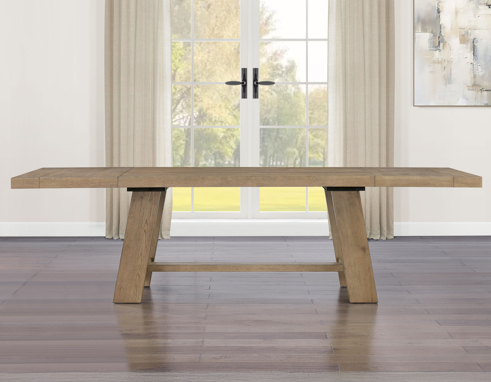 Orinda 5-Piece 72-108-inch Dining Table Set with 4 Side Chairs - Image 21