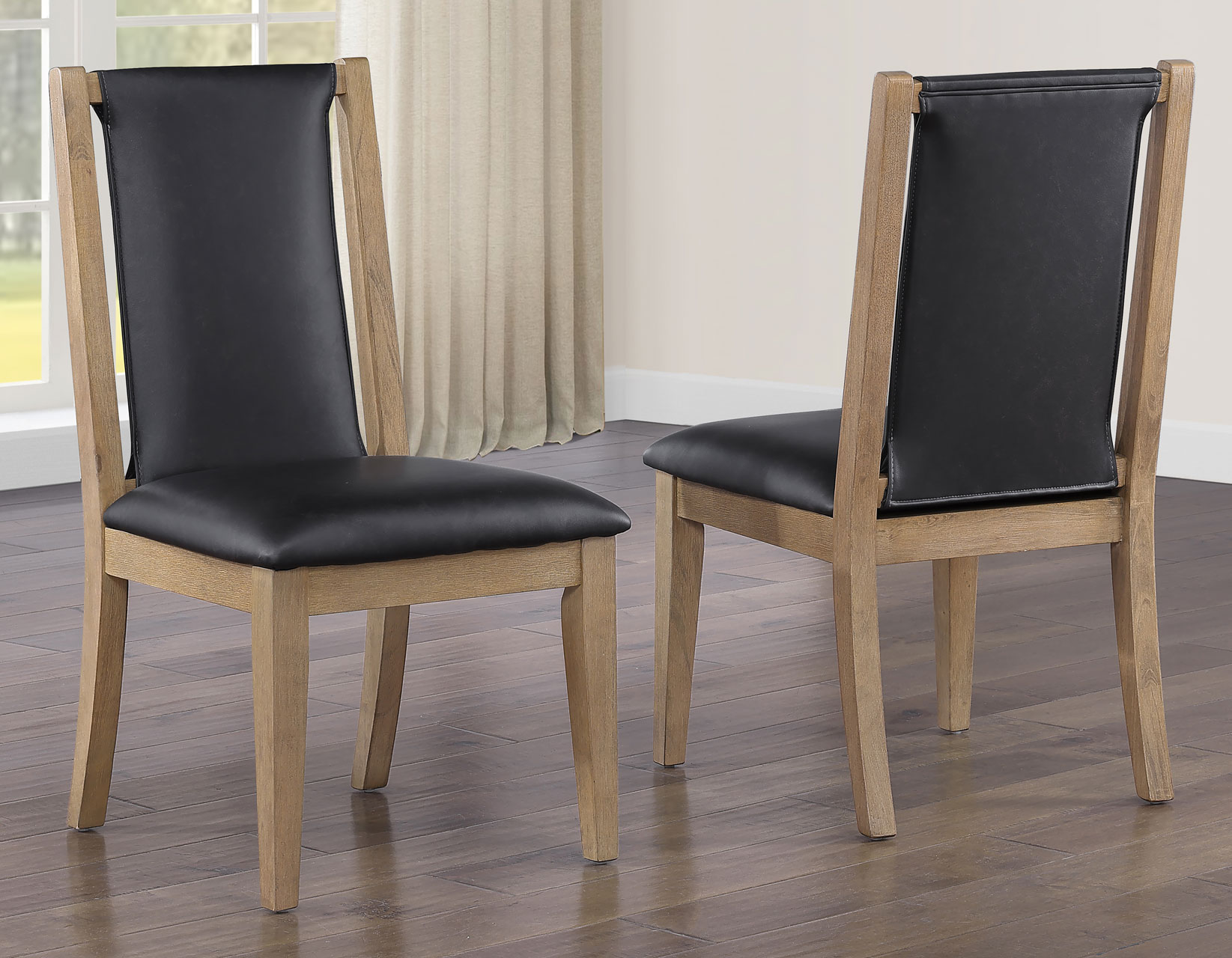 Orinda 5-Piece 72-108-inch Dining Table Set with 4 Side Chairs - Image 7