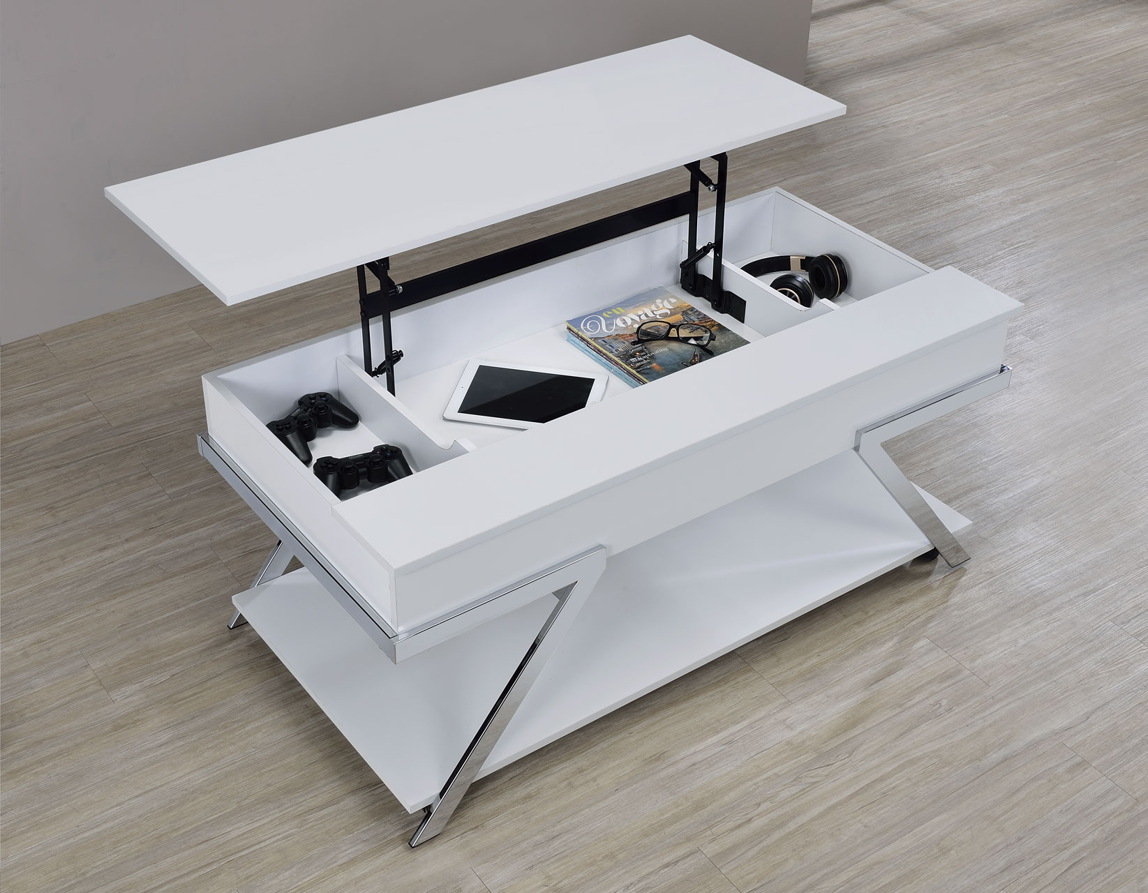 Zena, Lift-Top Cocktail Table, Castered - Image 8