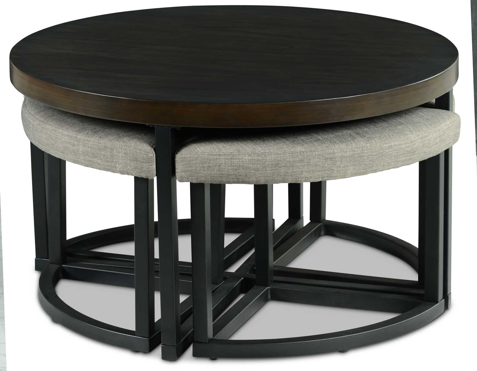 Yukon<br>Coffee Table & 4 Stools - Image 3