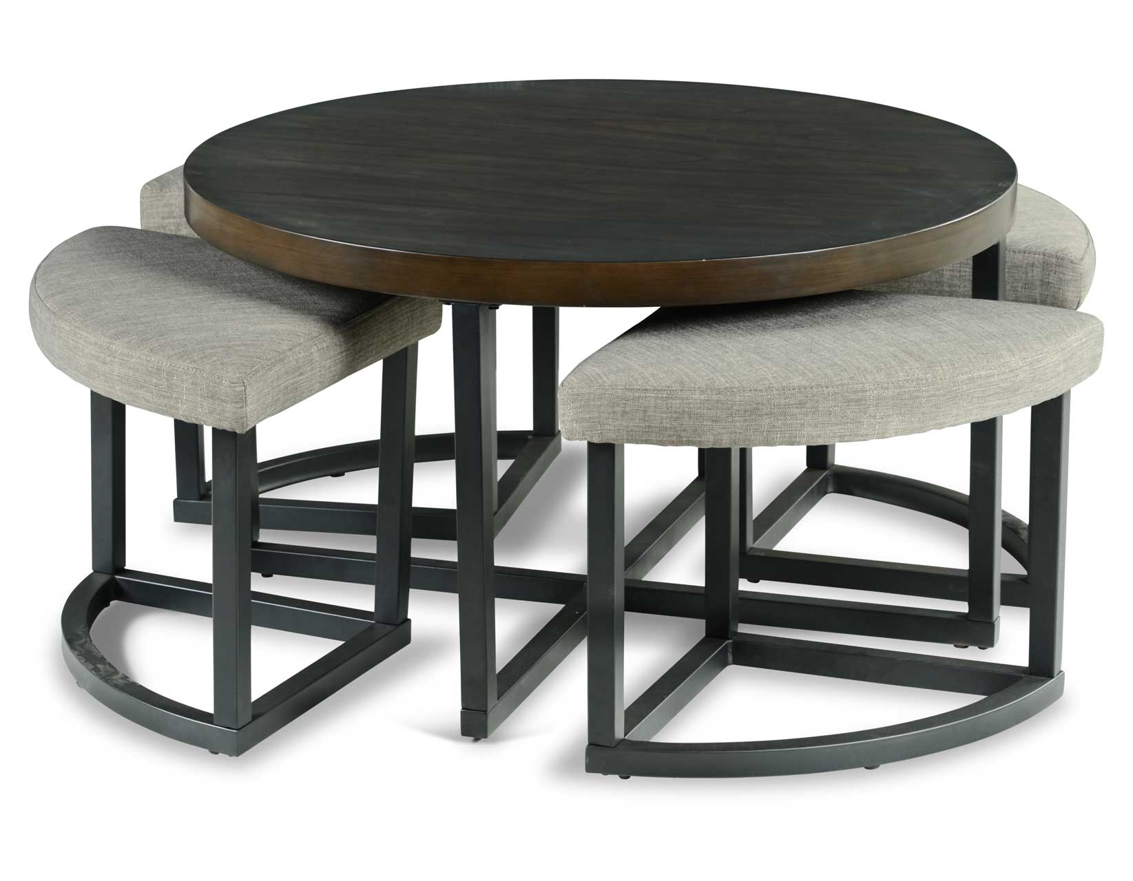 Yukon<br>Coffee Table & 4 Stools - Image 2
